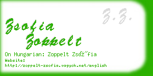 zsofia zoppelt business card